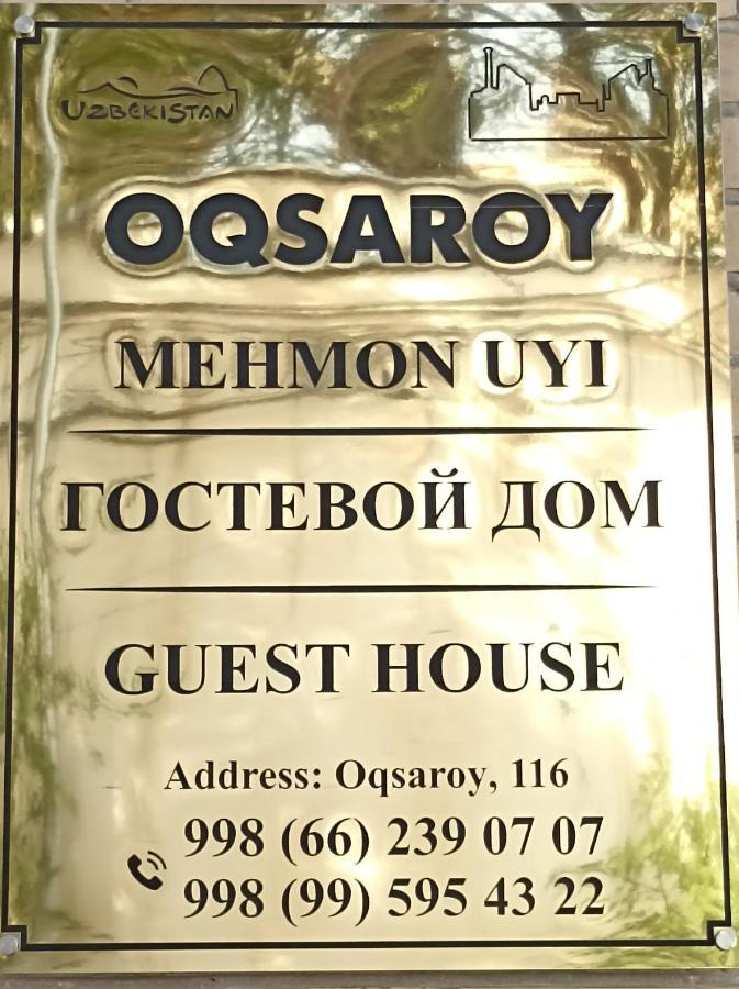 Oqsaroy Samarkand Guest House Exterior foto